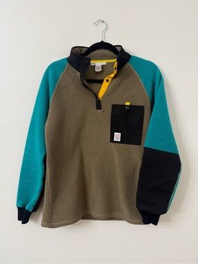 {M} Topo Designs Mountain Fleece Pullover Jacket